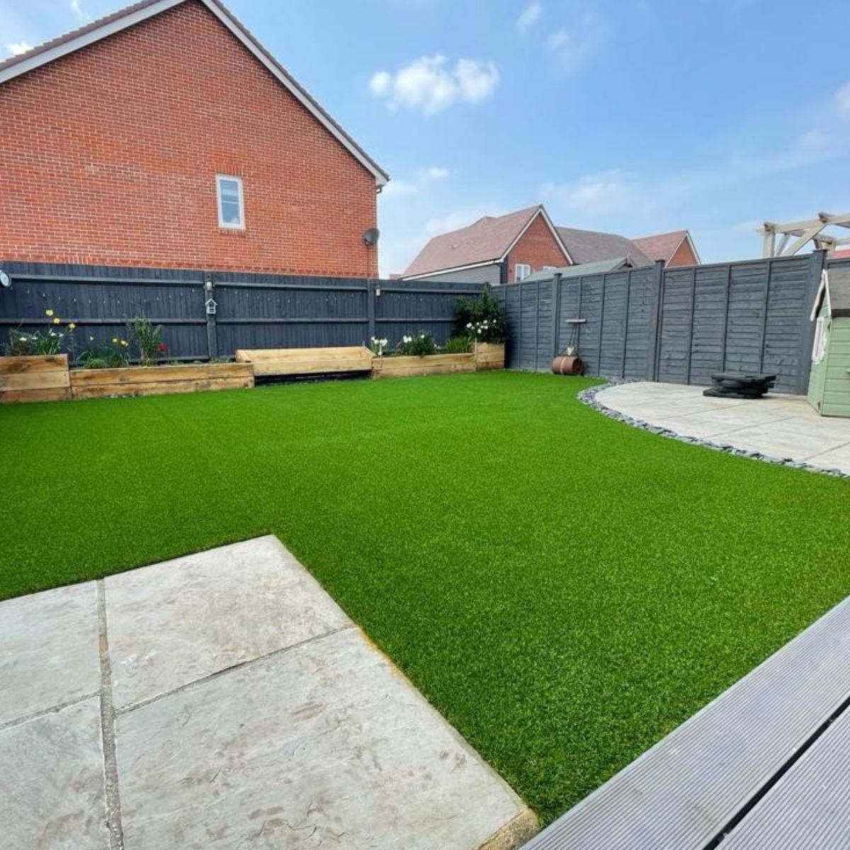Garden with Soul artificial grass installed